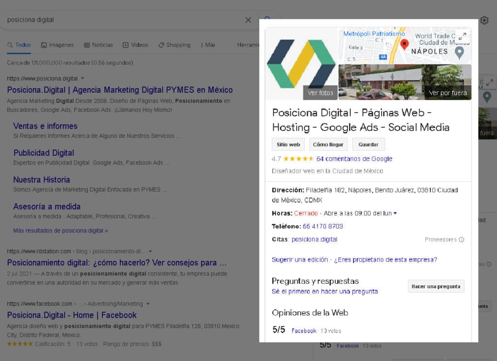 HubSpot Knowledge Graph serp google