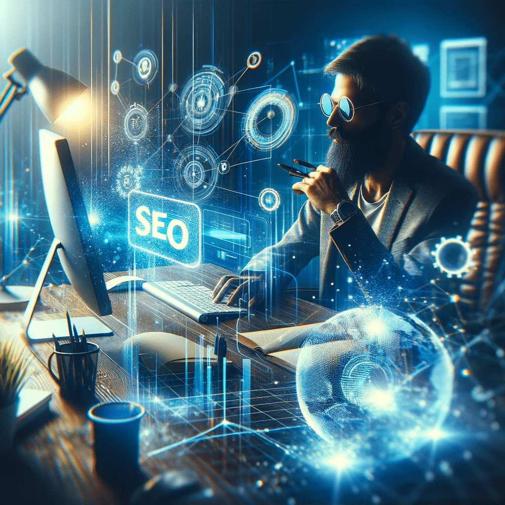 Profesional de SEO en espacio de trabajo moderno y elegante | Posiciona.Digital
