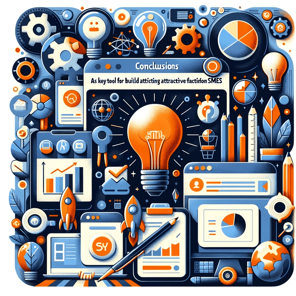 Ilustración resaltando Elementor en la creación de páginas web en WordPress para pymes | Posiciona.Digital