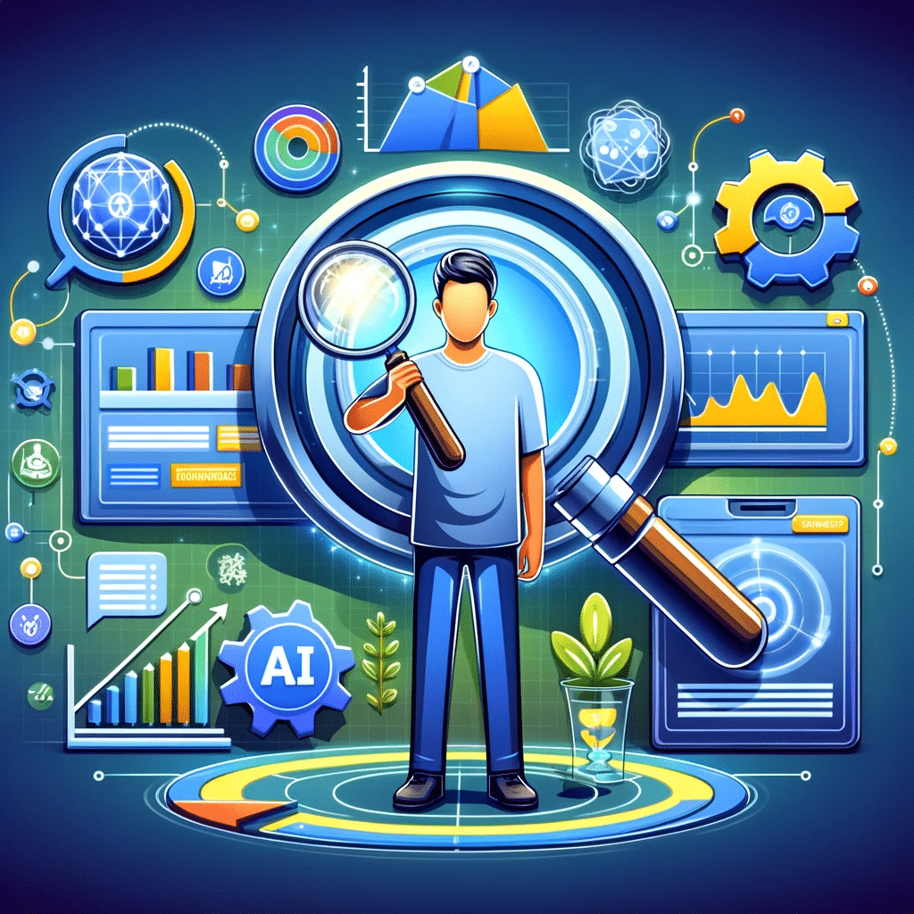 Ilustración sobre la importancia de la optimización en Google Ads para expertos, con herramienta avanzada y métricas. | Posiciona.Digital