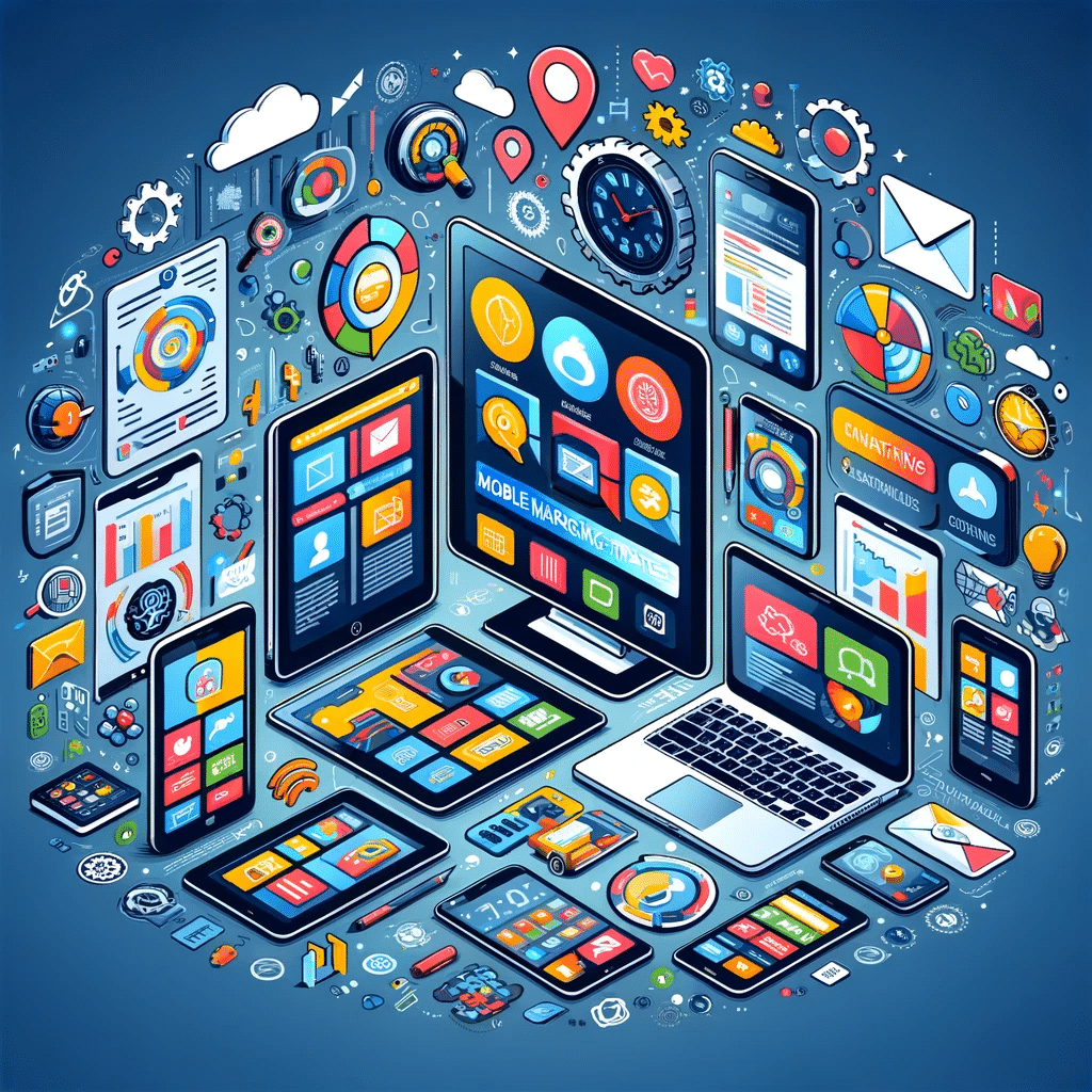 Dispositivos con herramientas de marketing móvil como apps sociales, análisis y servicios basados en ubicación. | Posiciona.Digital