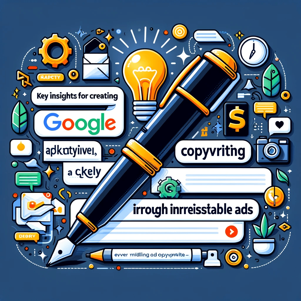 Ilustración sobre creación de anuncio en Ads con copywriting. | Posiciona.Digital