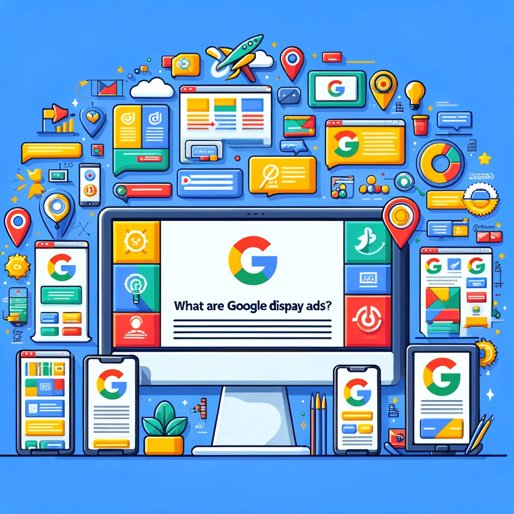 Ilustración explicativa de anuncios de display de Ads. | Posiciona.Digital