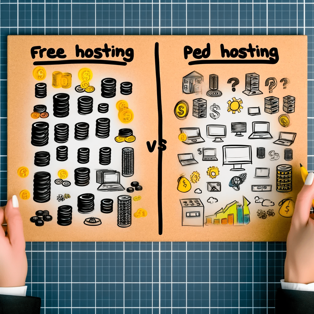 Comparación entre hosting gratuito y de pago con enfoque en detalles | Posiciona.Digital