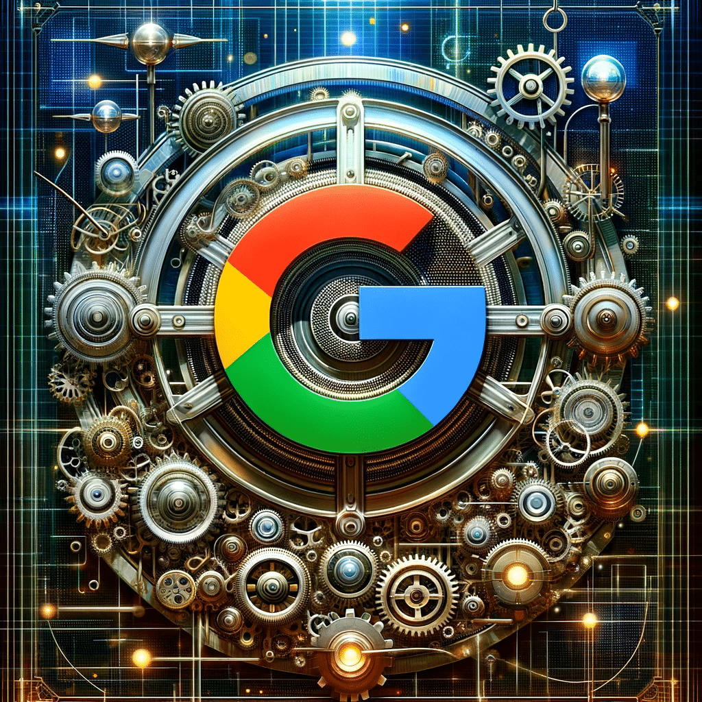 Máquina compleja simboliza actualizaciones de Google | Posiciona.Digital