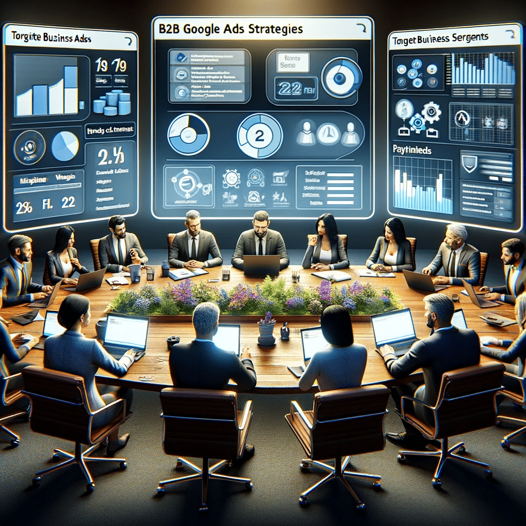 Reunión estratégica enfocada en estrategias de Google Ads para B2B | Posiciona.Digital