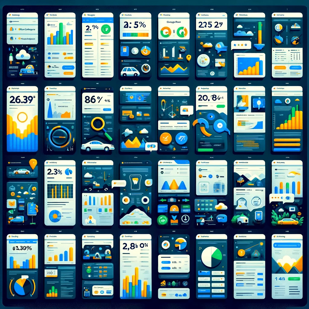 Collage de casos de estudio sobre impacto de algoritmo. Motor de búsqueda en página web y redes sociales. | Posiciona.Digital