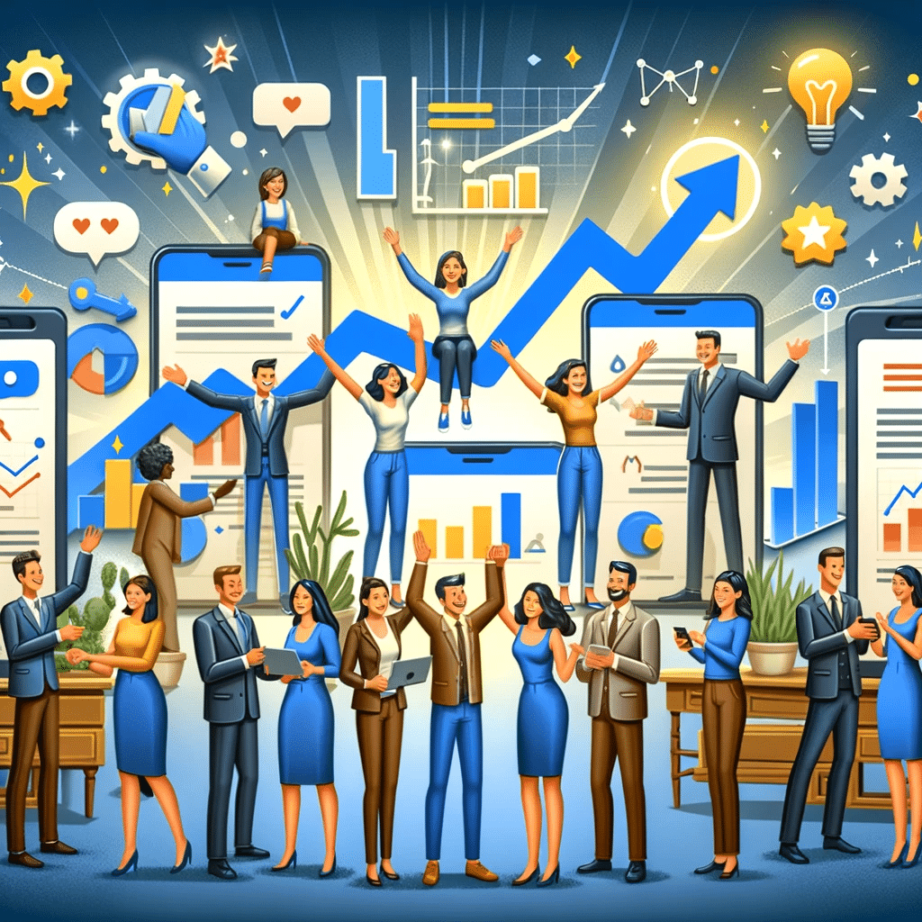 Empresas mejorando relación cliente con Google Ads y CRM. Zoho, clic de plataforma | Posiciona.Digital