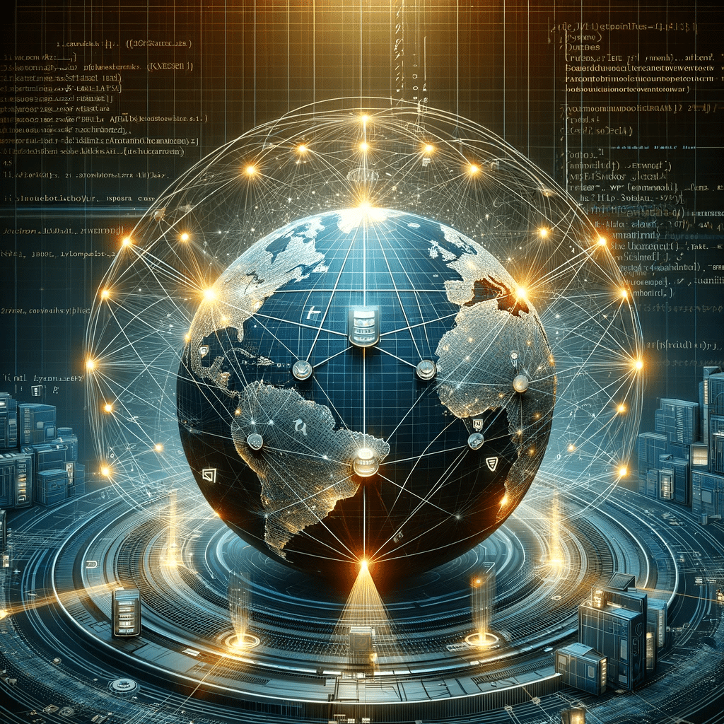 Globo representa servidores DNS conectados. Dns y hosting desmitificando conceptos clave para gestionar tu sitio web  | Posiciona.Digital