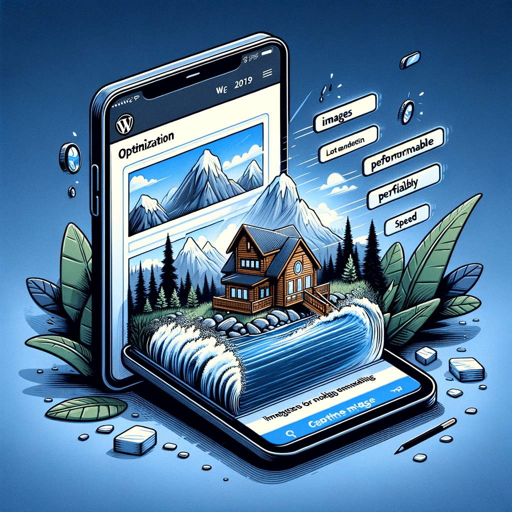 Móvil con web optimizada en imágenes. Pagespeed insights | Posiciona.Digital