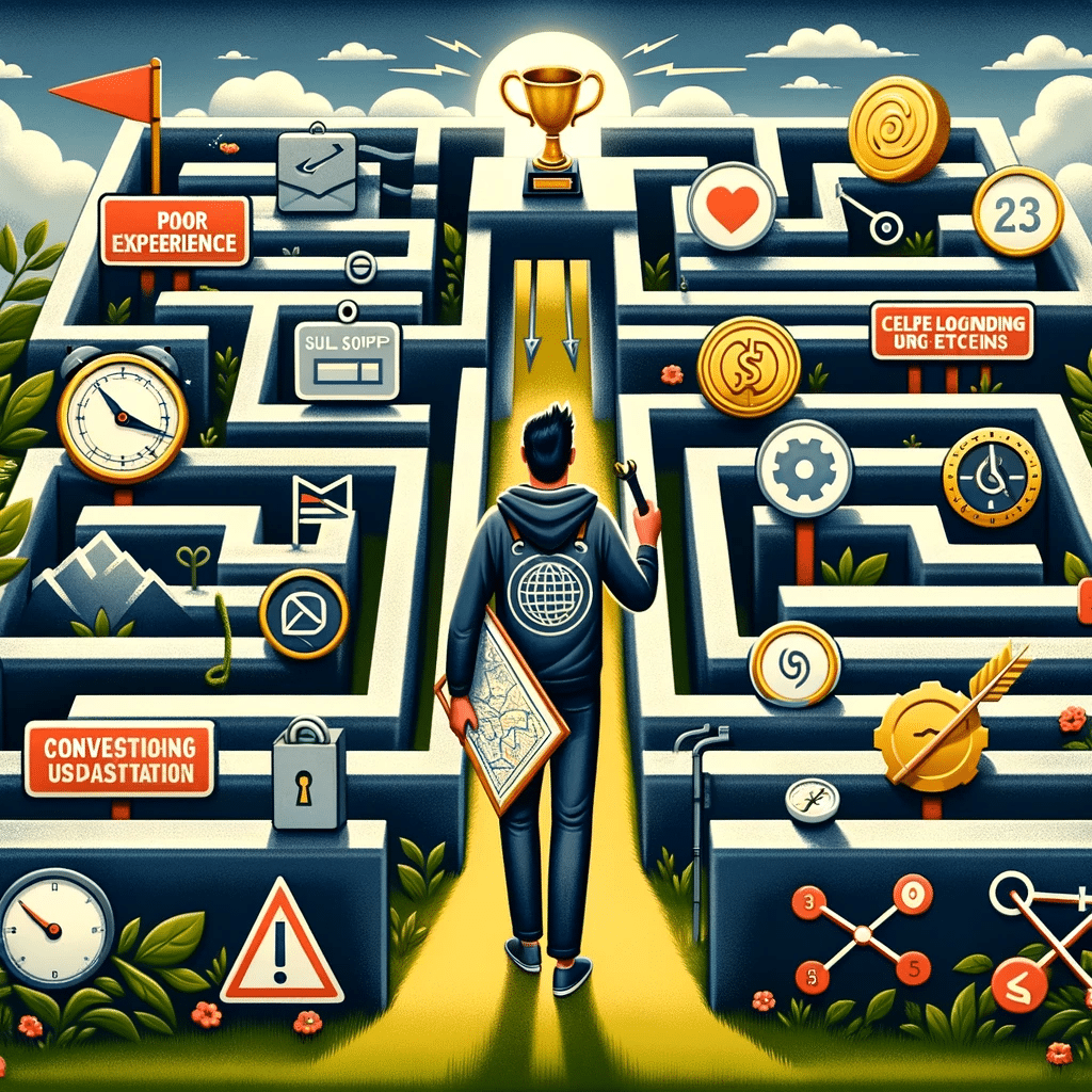 Diseñador superando desafíos en optimización CRO UI | Posiciona.Digital