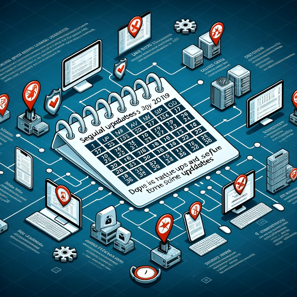 Calendario de actualizaciones de seguridad web. hackers piratas | Posiciona.Digital