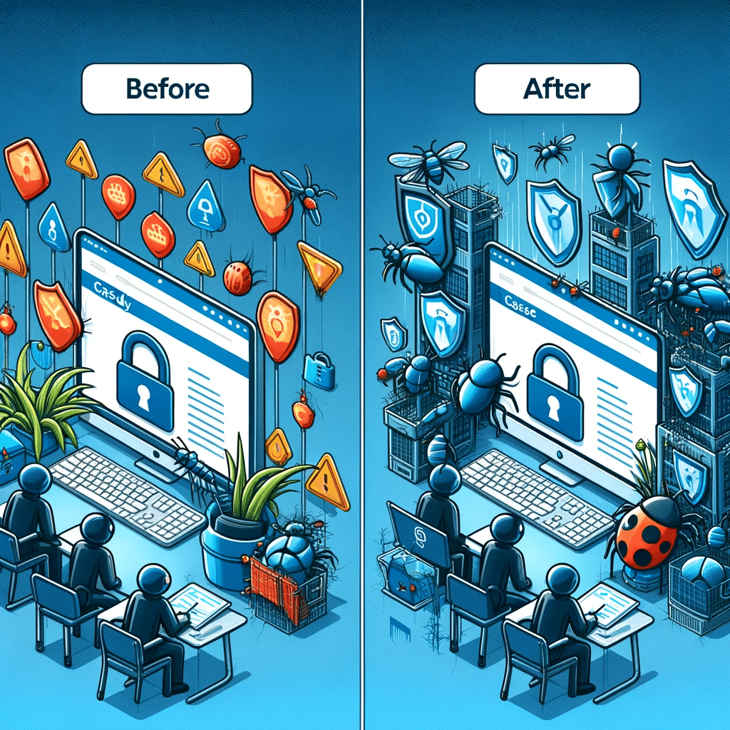 Antes y después de implementar seguridad web | Posiciona.Digital