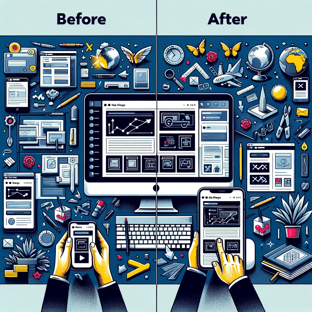 Antes y después de test de usabilidad UX | Posiciona.Digital
