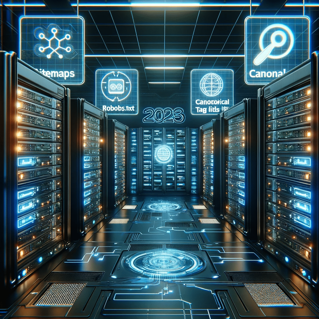 Sala de servidores para técnico 2024. Google con IA en redes sociales | Posiciona.Digital
