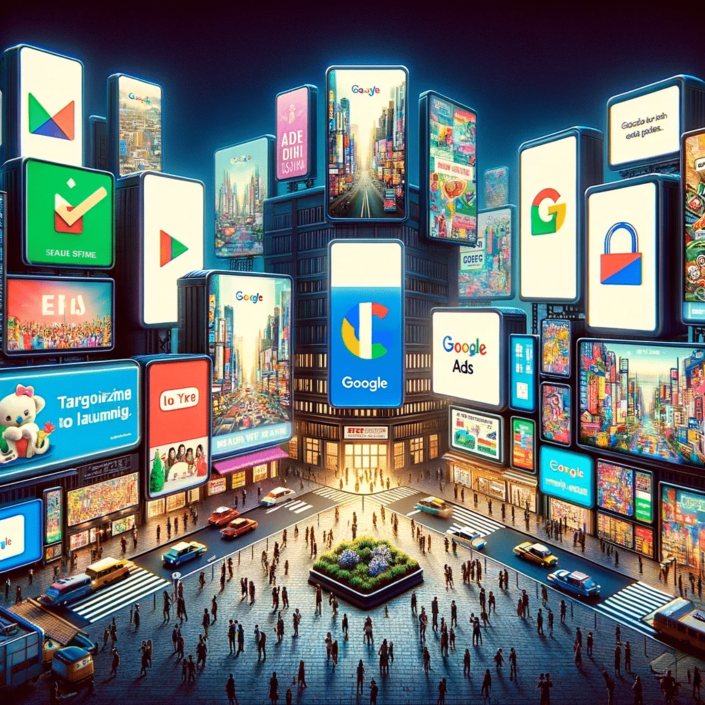 Collage de exitosas campañas de Google Ads en icónicas ubicaciones mundiales. | Posiciona.Digital