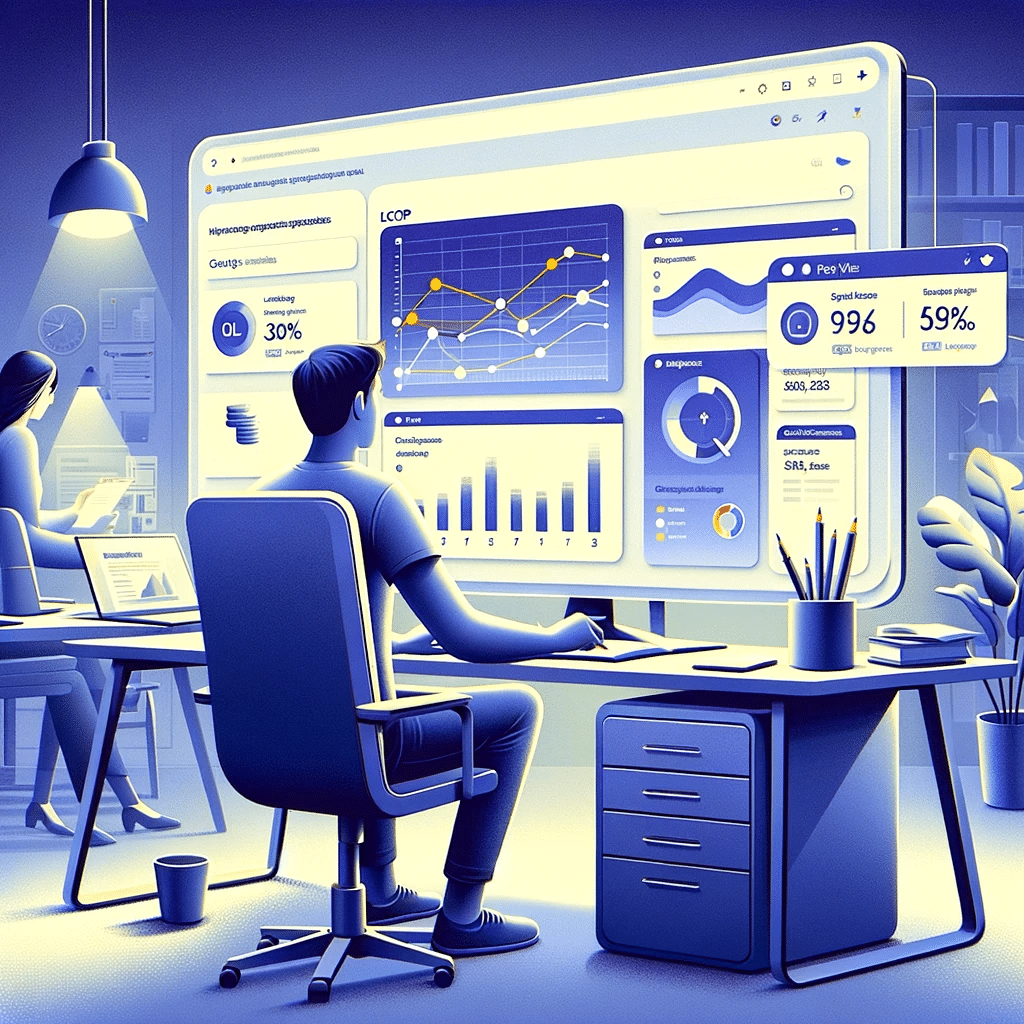 Usuario analizando Core Web Vitals en Google | Posiciona.Digital