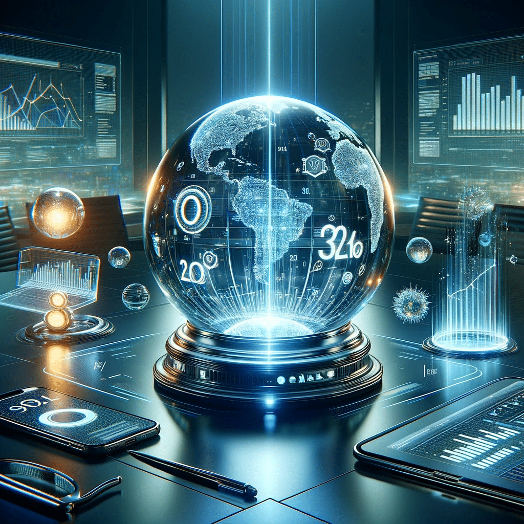 Bola de cristal mostrando tendencias SEO futuras | Posiciona.Digital