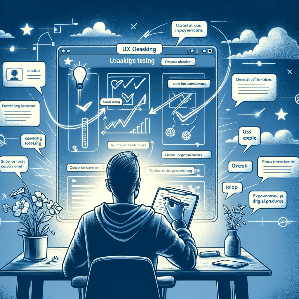 Analista revisando feedback de usabilidad UX | Posiciona.Digital