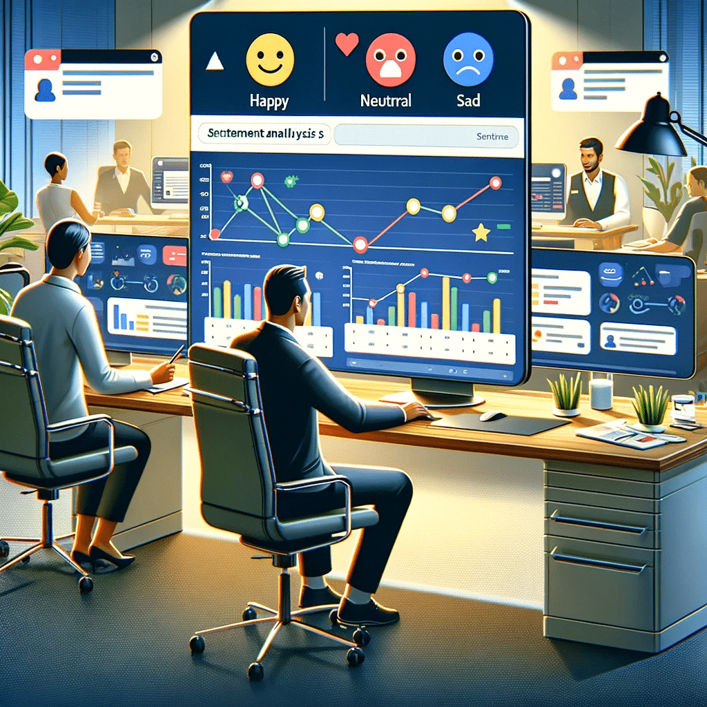 Mercadólogo ajustando campañas de Google Ads con análisis de sentimientos. | Posiciona.Digital