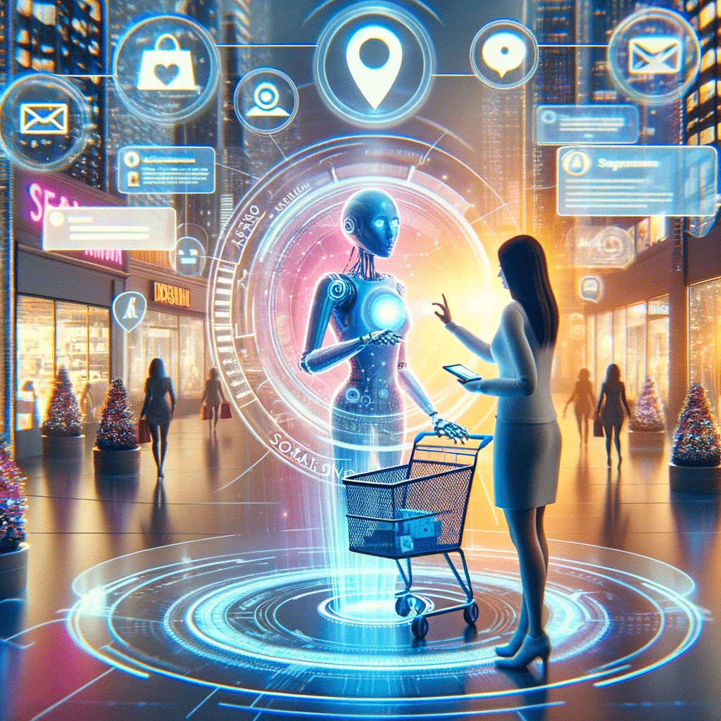 Futuro del SEO y comercio conversacional con AI.  Mensajería instantánea Inteligencia artificial comercio electrónico y clientes de mensajería e commerce | Posiciona.Digital
