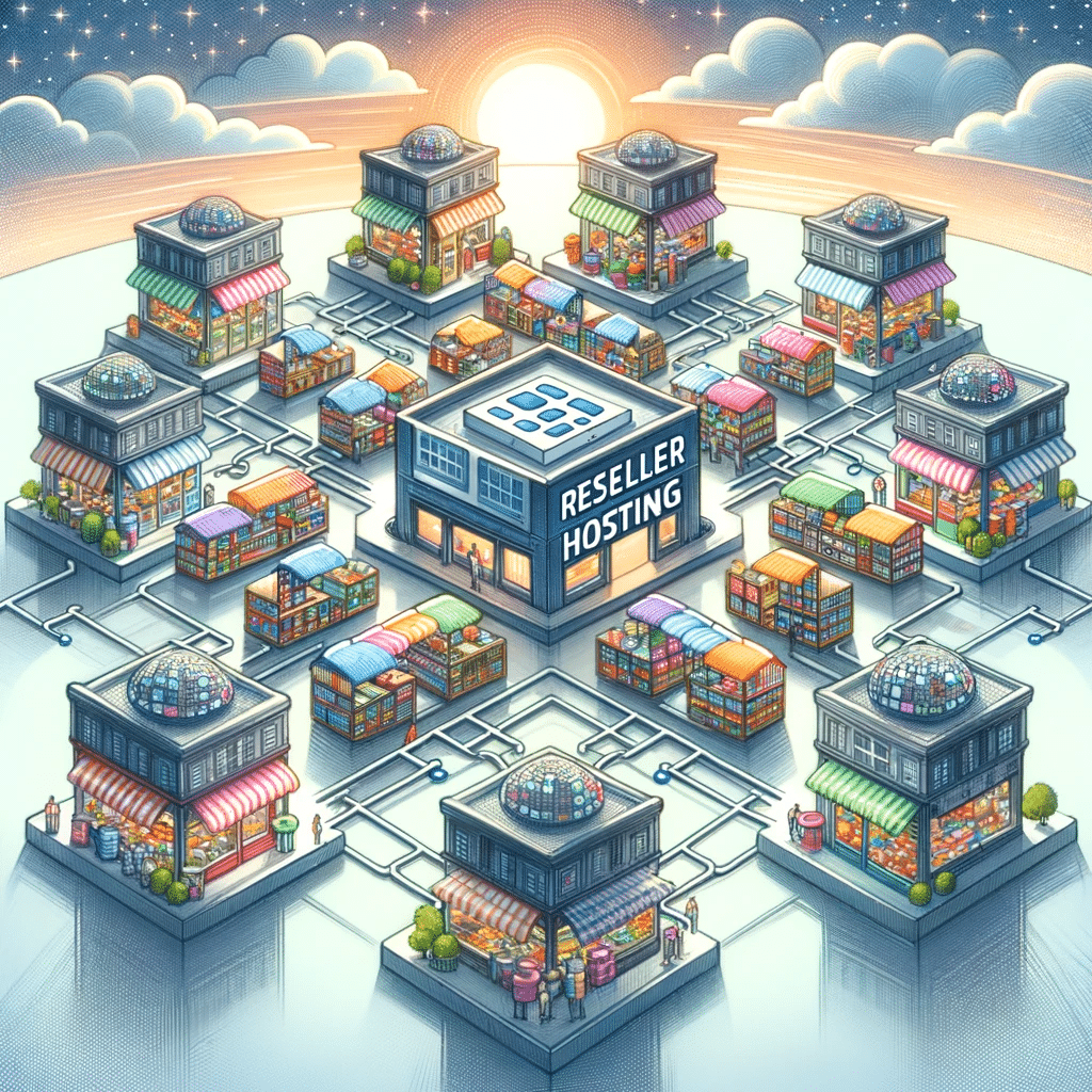 Mercado de revendedores de hosting mostrando diversidad. | Posiciona.Digital