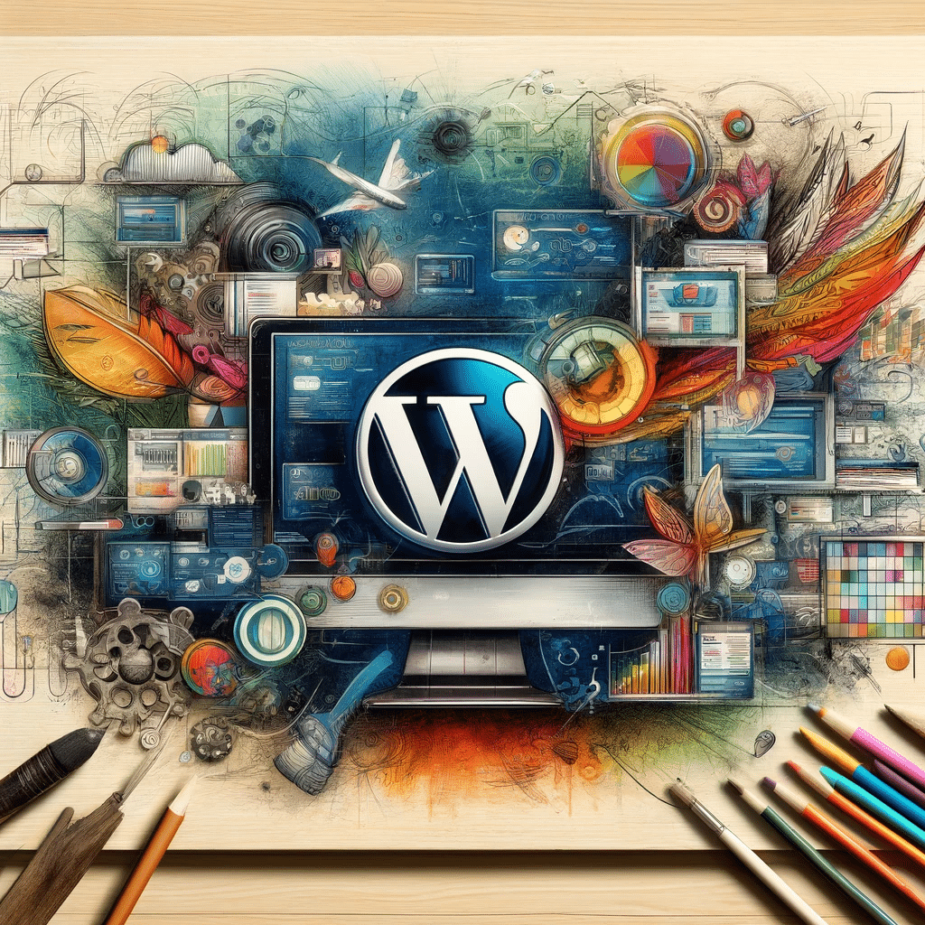 Imagen que representa la unión de creatividad, estrategia y tecnología en el diseño de landing pages en WordPress | Posiciona.Digital