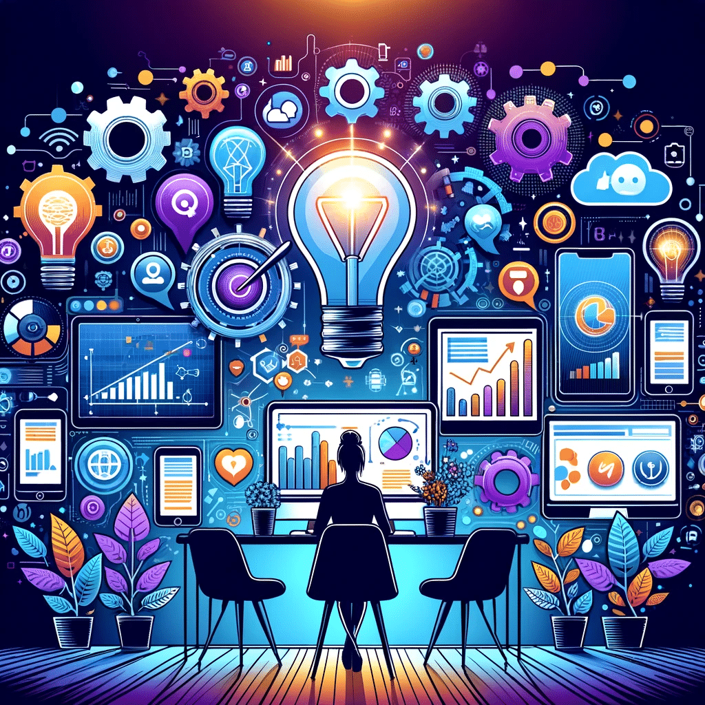 Ambiente moderno con tendencias para podcasts. Temática de Google en sitios web, feed y post en línea | Posiciona.Digital