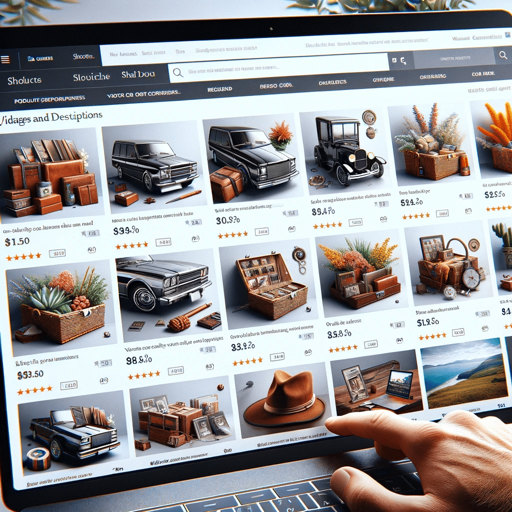 Página de tienda con imágenes y descripciones. Sitio web Motores de búsqueda seo arrastrar y soltar elementor te permite marketing wordpress | Posiciona.Digital