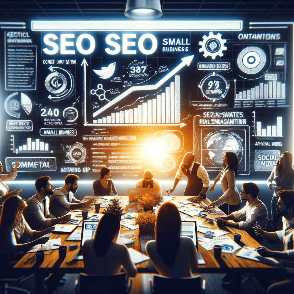Equipo planificando estrategias SEO en redes sociales. Consejos como en Tik Tok, Twitter o Facebook | Posiciona.Digital